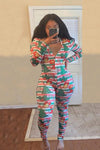 Holiday Multicolored Onesie